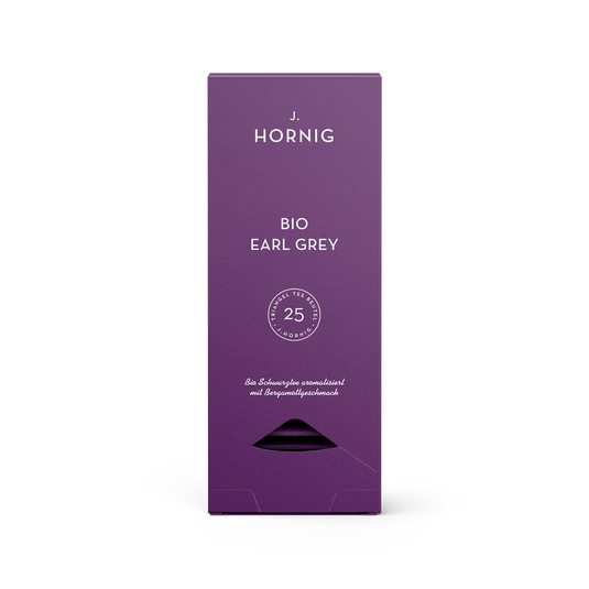 Eine Packung J. Hornig Bio Early Grey Tee
