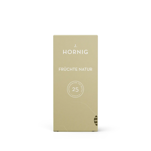 Eine Packung J. Hornig Früchte Natur Tee