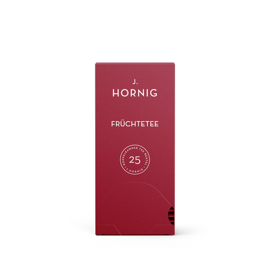 Eine Packung J. Hornig Früchtetee