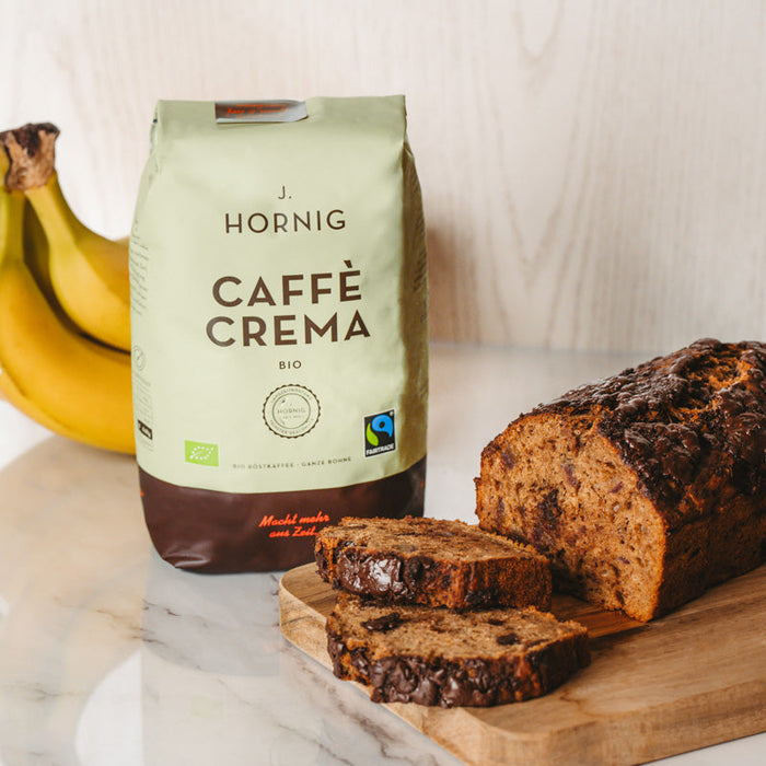 Veganes Bananenbrot mit fairem Kaffee – ohne Zuckerzusatz