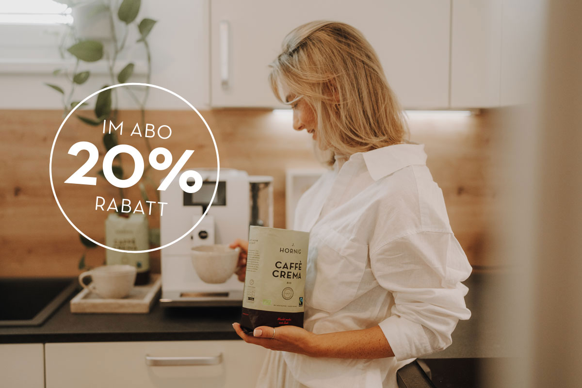 J. Hornig Kaffee-Abo mit 20 % Rabatt für regelmäßige Kaffeelieferungen