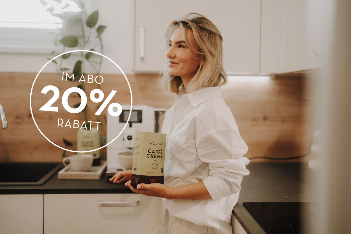 J. Hornig Kaffee-Abo mit 20 % Rabatt für regelmäßige Kaffeelieferungen