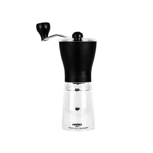 Eine Hario Mini Mill Kaffeemühle
