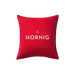 Ein J. Hornig Polster in rot.
